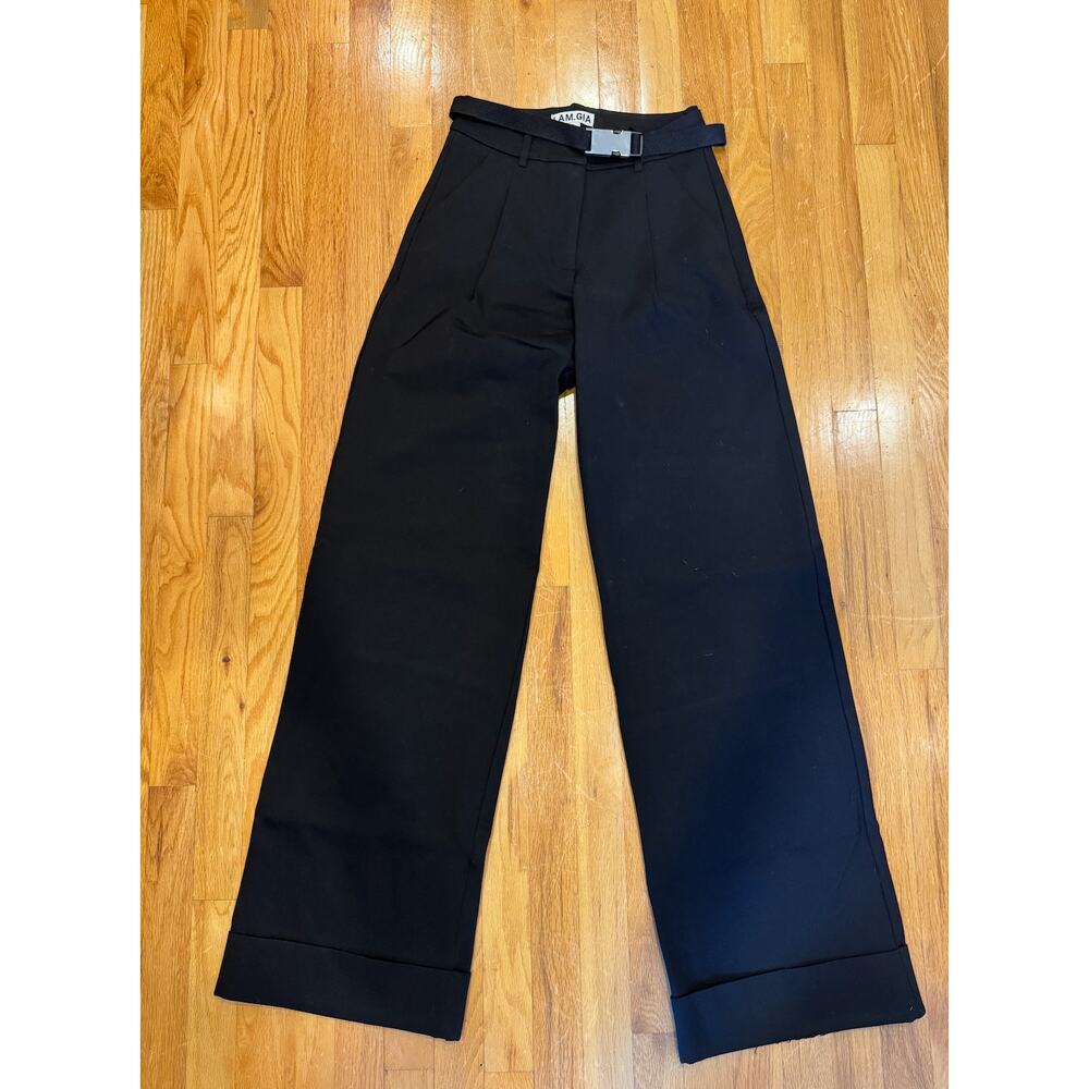 I.AM.GIA Belted Wide Leg Trousers